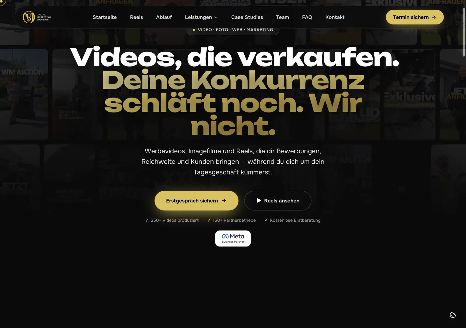 Website von OMS Partner